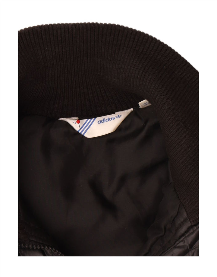 Adidas Womens Padded Gilet IT 44 Medium Black Polyester