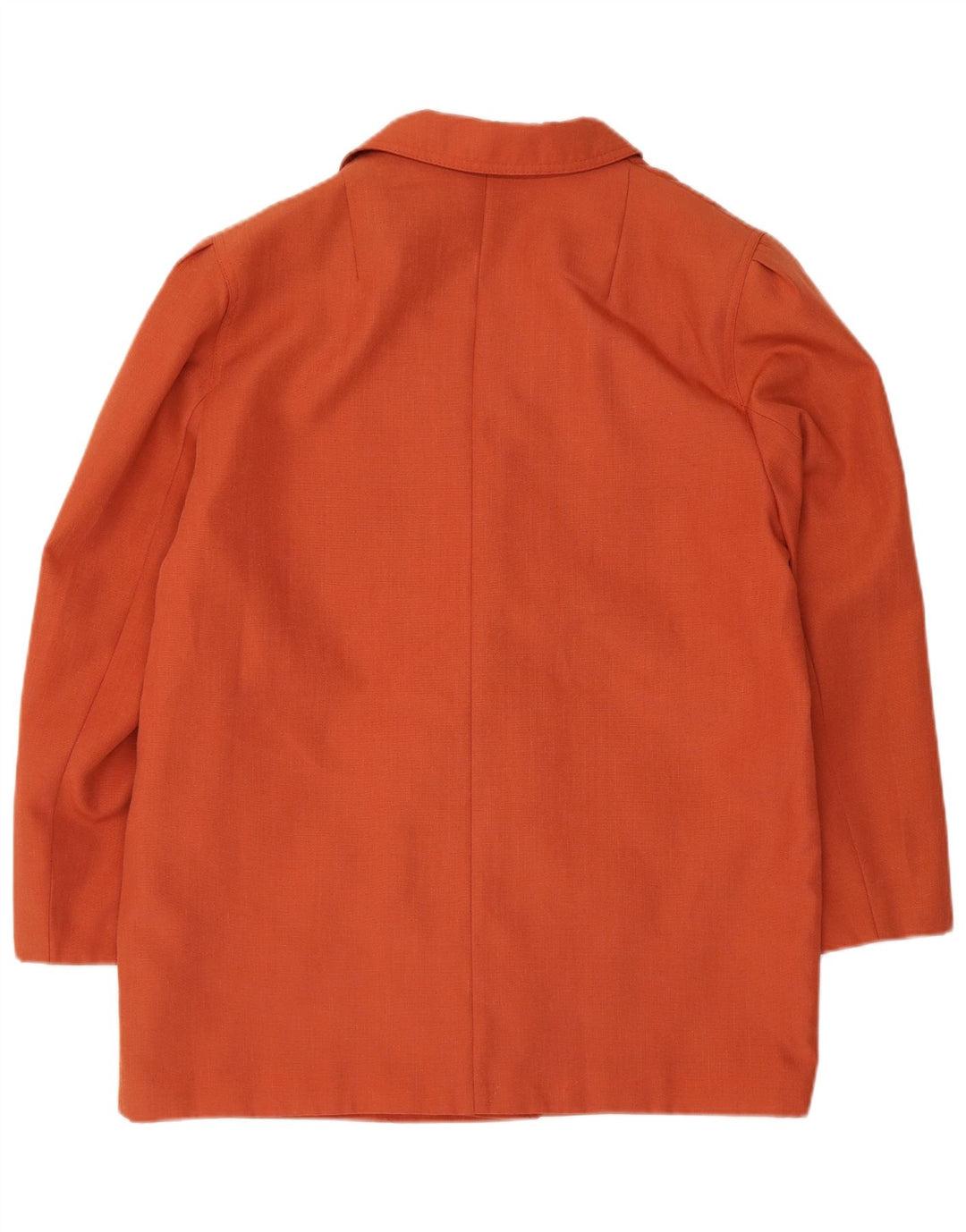 NINO Womens Double Breasted Blazer Jacket UK 16 Large Orange Polyester