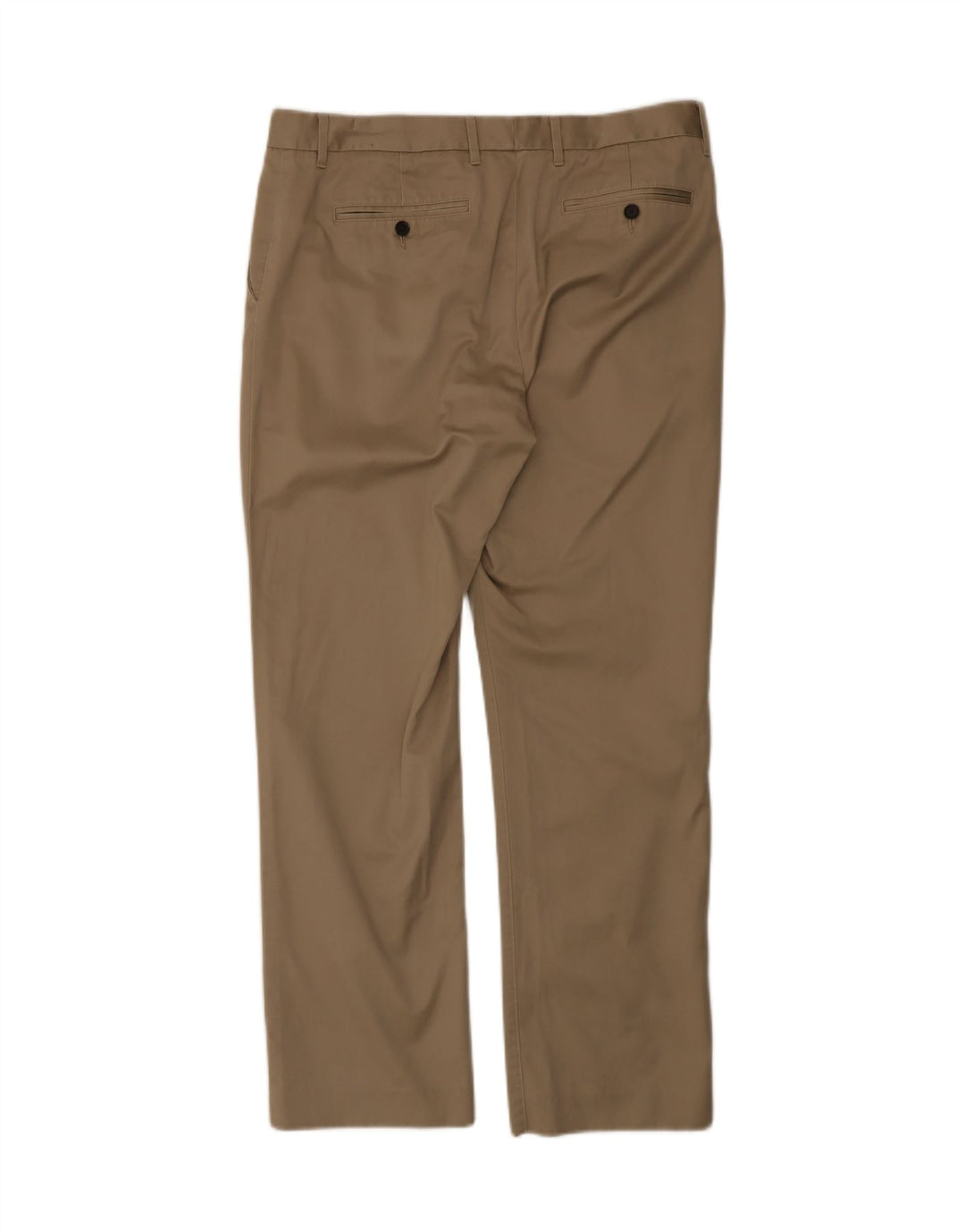 BONOBOS Womens Straight Chino Trousers W34 L30 Grey Cotton Vintage BONOBOS and Second-Hand BONOBOS from Messina Hembry 