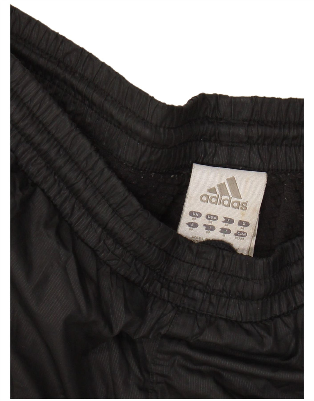 ADIDAS Mens Tracksuit Trousers Joggers Medium  Black Polyester