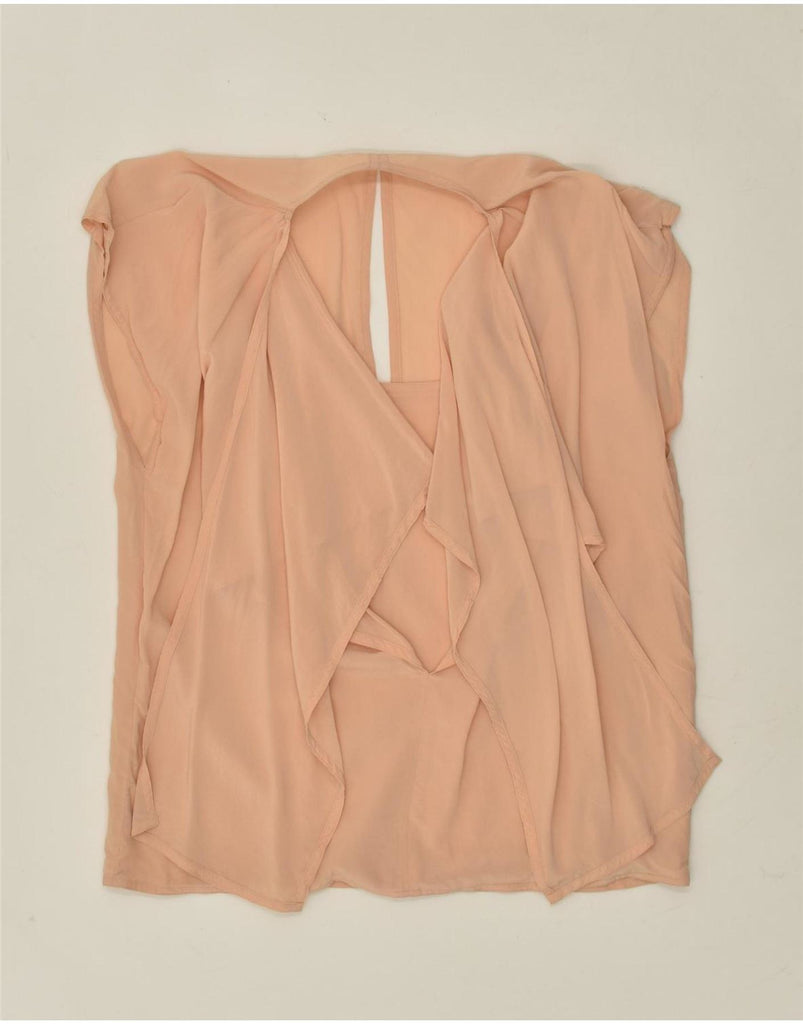 MAX MARA Womens Blouse Top UK 14 Medium Pink Vintage Max Mara and Second-Hand Max Mara from Messina Hembry 