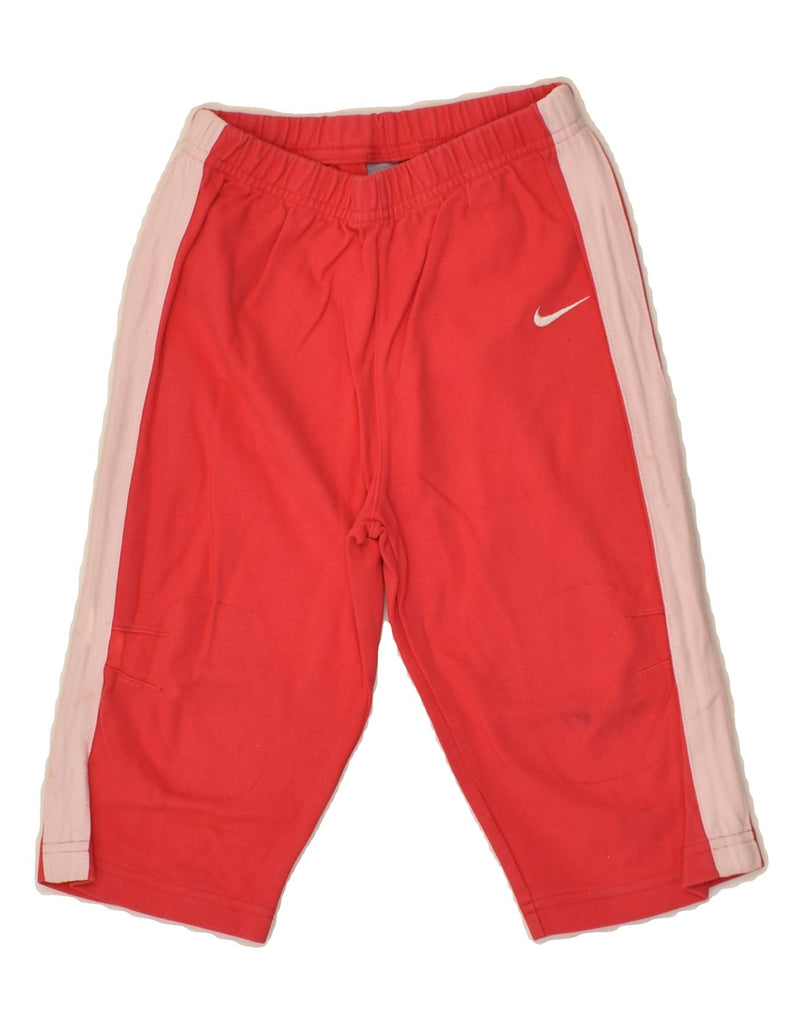 NIKE Girls Tracksuit Trousers 2-3 Years Red Cotton | Vintage Nike | Thrift | Second-Hand Nike | Used Clothing | Messina Hembry 