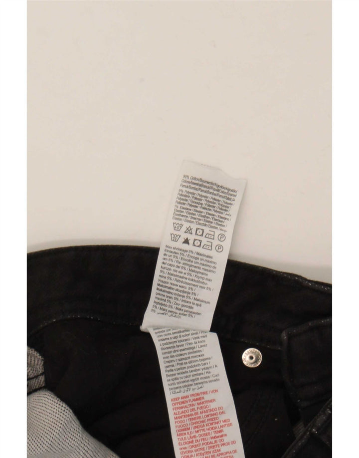 Jack & Jones Mens GLENN Slim Jeans W32 L34 Black Cotton