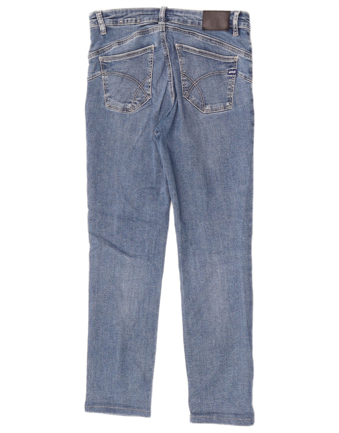 Gas Womens Slim Jeans  W27 L26 Blue Cotton
