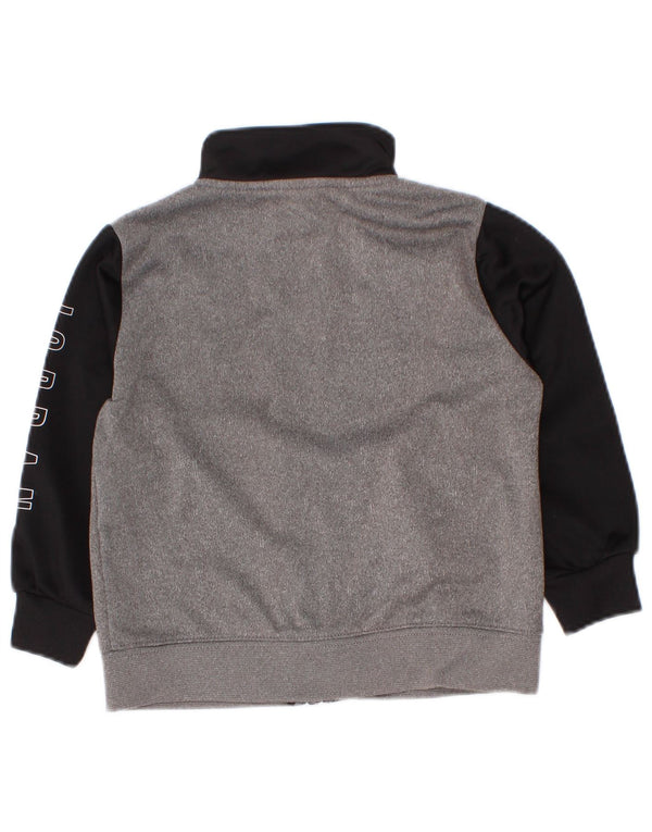 Jordan Baby Boys Graphic Tracksuit Top Jacket 12-18 Months Grey Colourblock