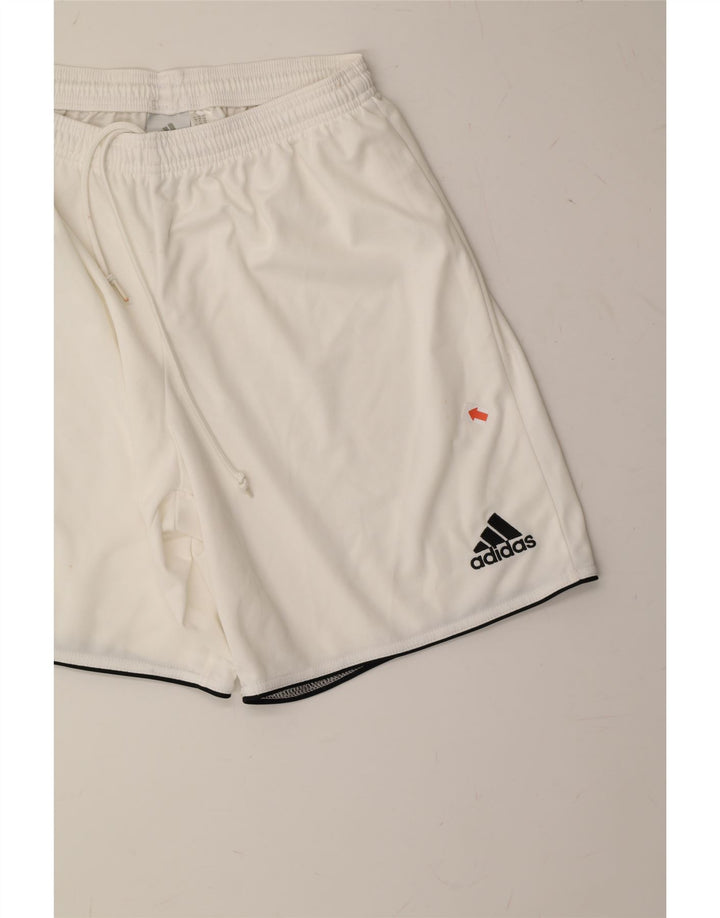 ADIDAS Mens Climalite Sport Shorts Large  White Polyester Vintage Adidas and Second-Hand Adidas from Messina Hembry 