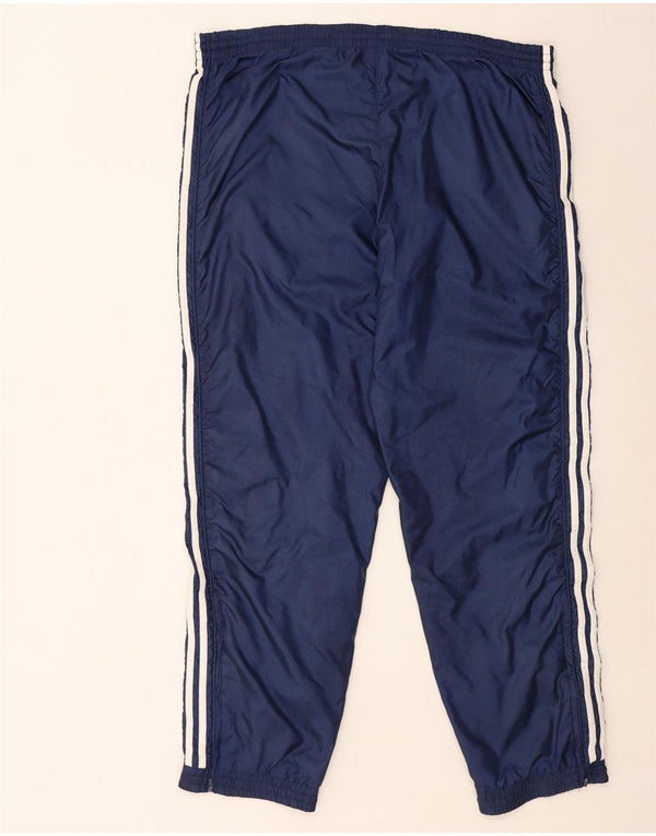 Adidas Mens Tracksuit Trousers UK 40 Medium Navy Blue Polyamide