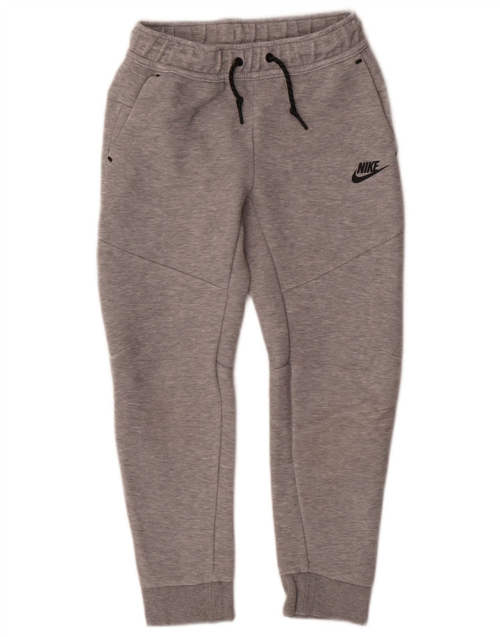 Nike Boys Tracksuit Trousers Joggers 10-11 Years Medium  Grey Cotton