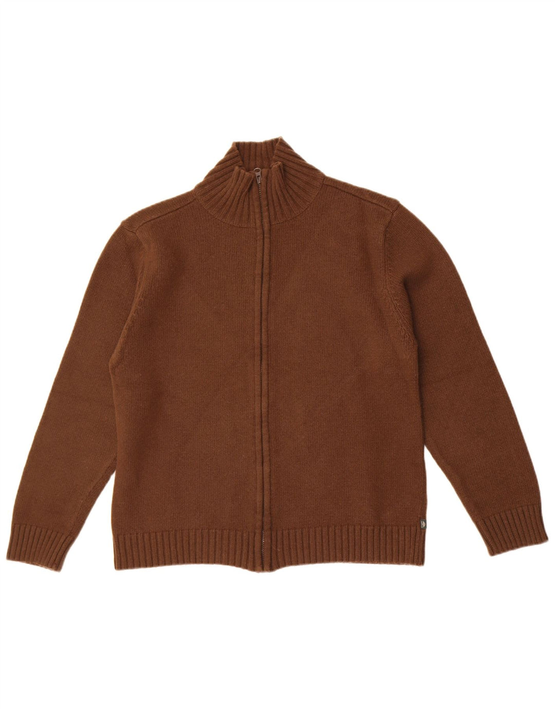 Dockers Mens Cardigan Sweater Medium Brown