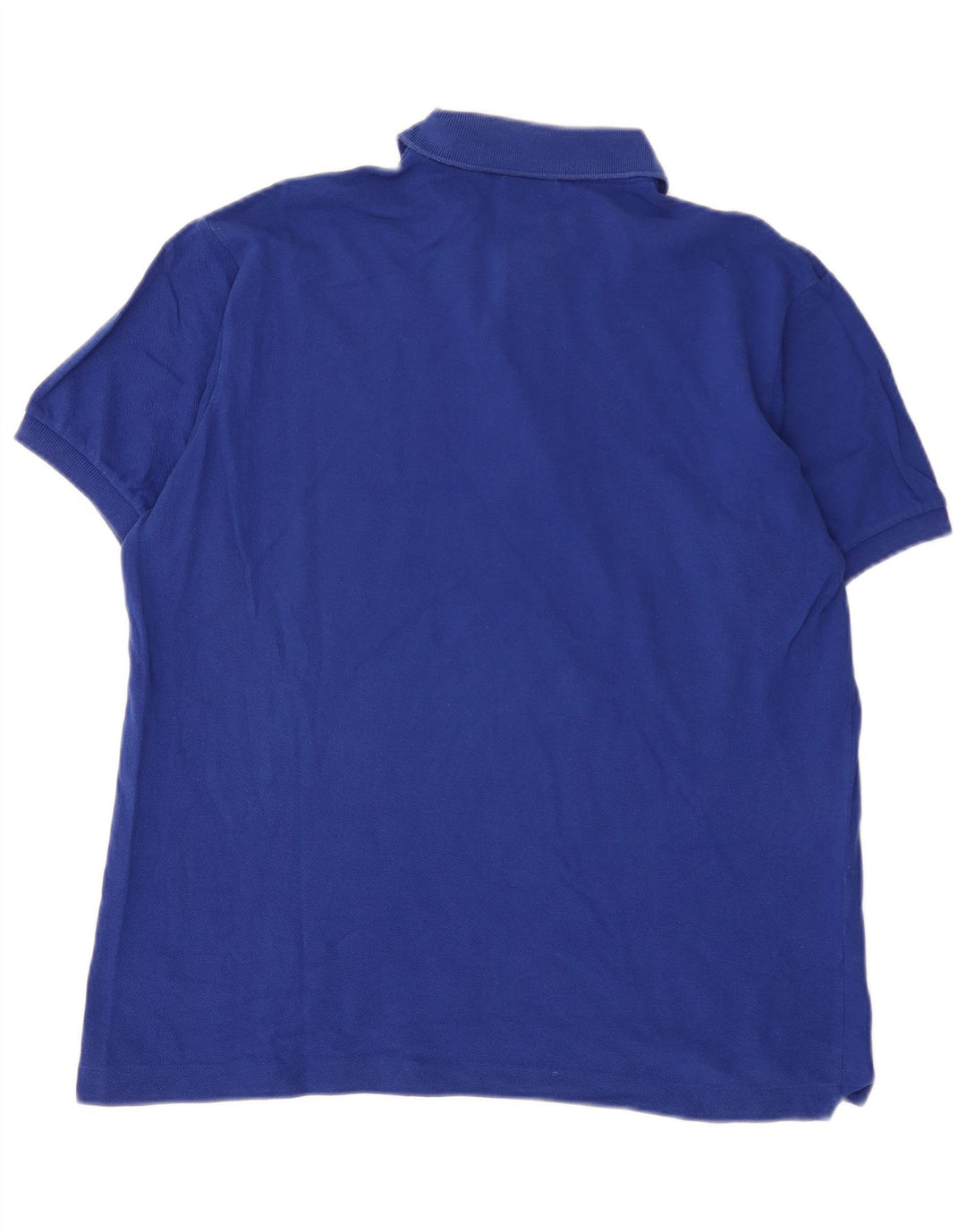 Lacoste Mens Polo Shirt Size 5 Large Blue Cotton