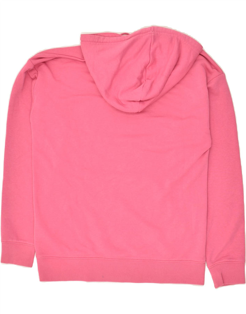 ADIDAS Womens Hoodie Jumper UK 8 Small  Pink Cotton | Vintage Adidas | Thrift | Second-Hand Adidas | Used Clothing | Messina Hembry 