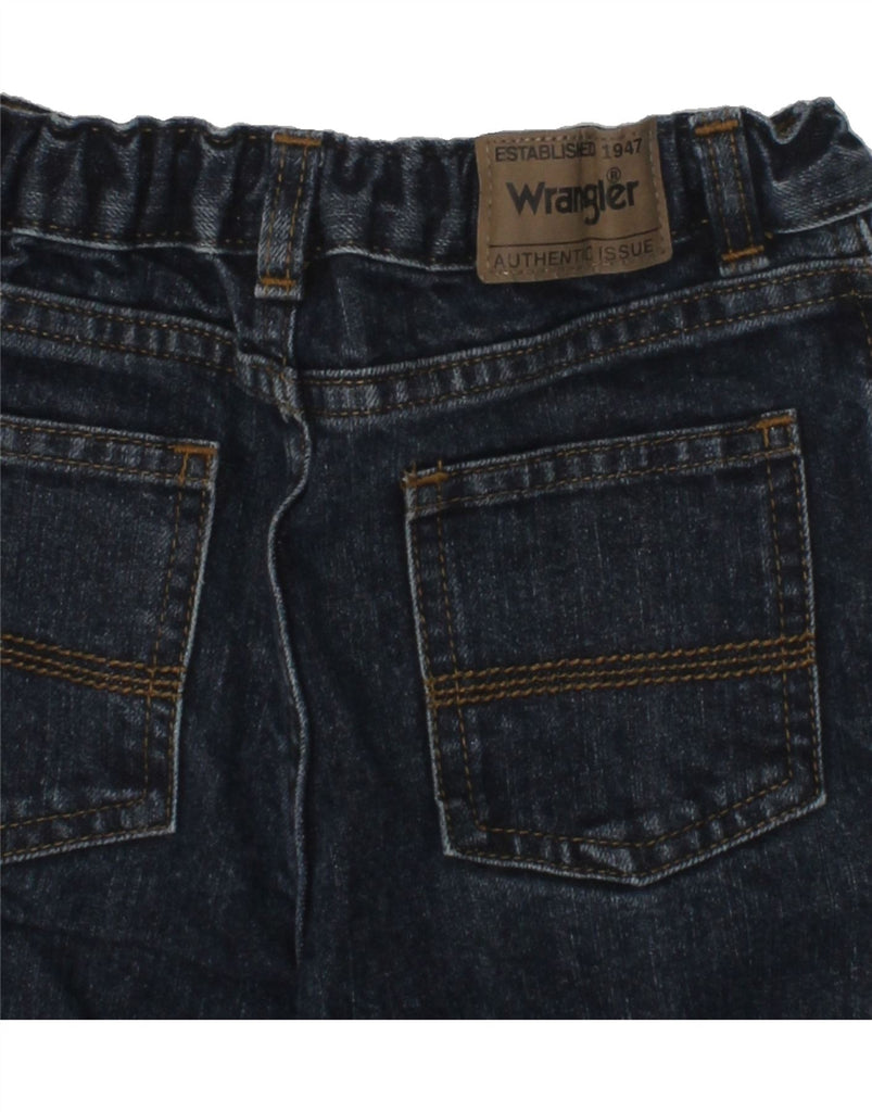 WRANGLER Boys Straight Jeans 3-4 Years W20 L14  Navy Blue Cotton | Vintage Wrangler | Thrift | Second-Hand Wrangler | Used Clothing | Messina Hembry 