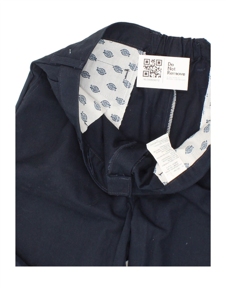 DICKIES Womens Chino Shorts US 11 Large W34 Navy Blue Polyester Vintage Dickies and Second-Hand Dickies from Messina Hembry 