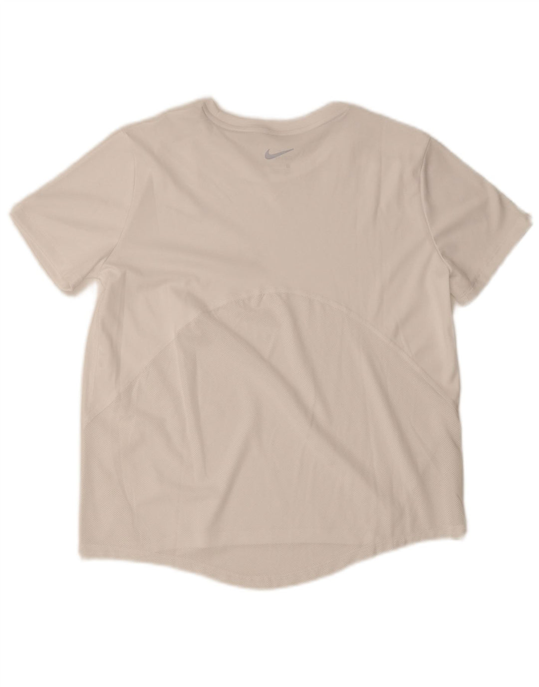 Nike Mens Dri Fit T-Shirt Top Medium White