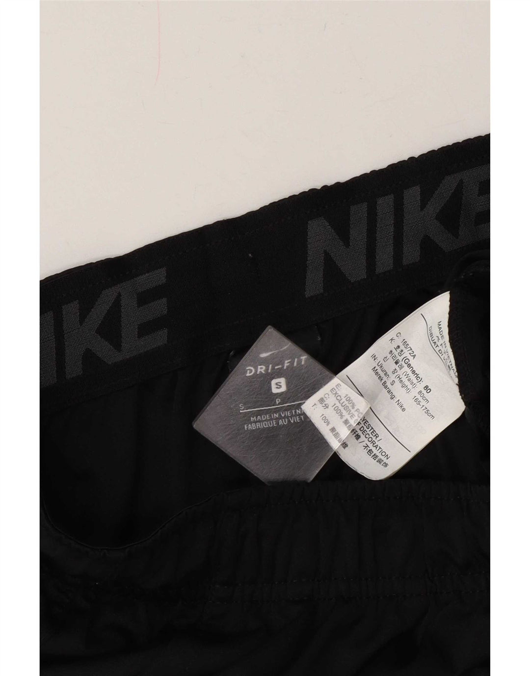 Nike Mens Dri Fit Sport Shorts Small Black Polyester