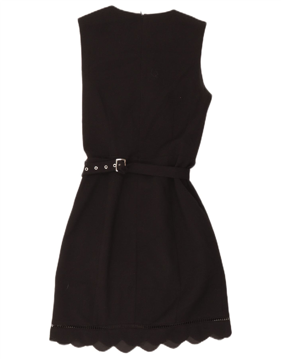 Oasis Womens Sleeveless Sheath Dress UK 8 Small Black Polyester