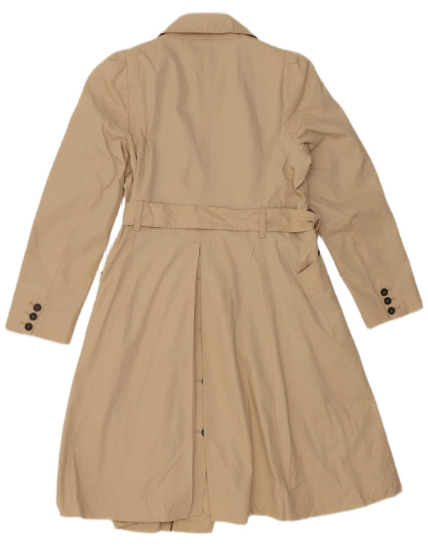 Zara Womens Trench Coat UK 14 Large Beige