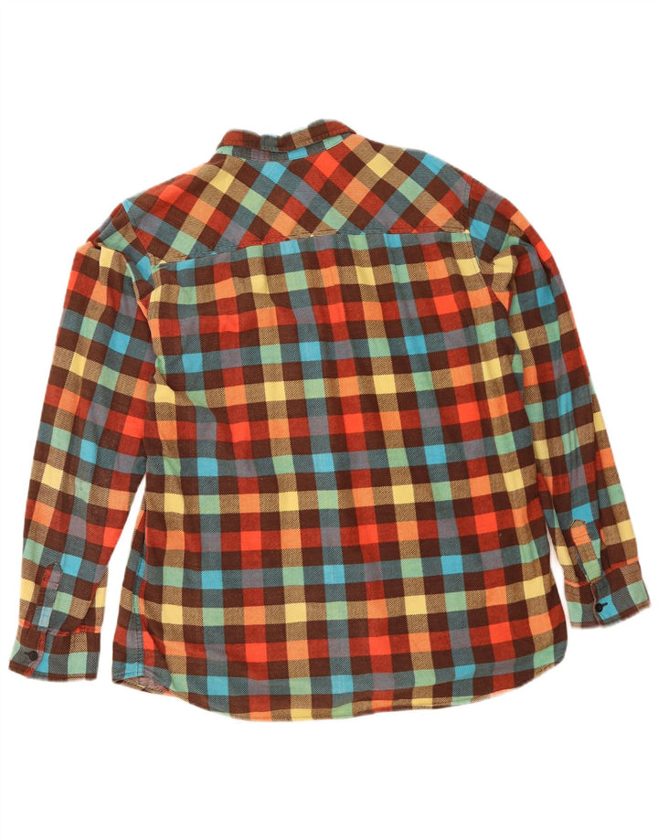 Quiksilver Mens Flannel Shirt Medium Multicoloured Check