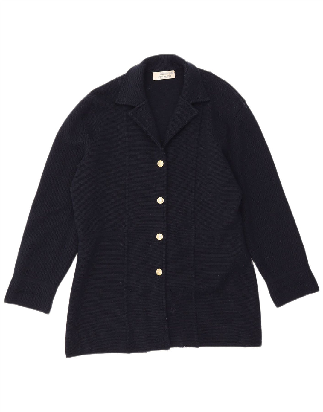 ST. BERNARD Womens 4 Button Blazer Jacket UK 18/20 XL Navy Blue Wool