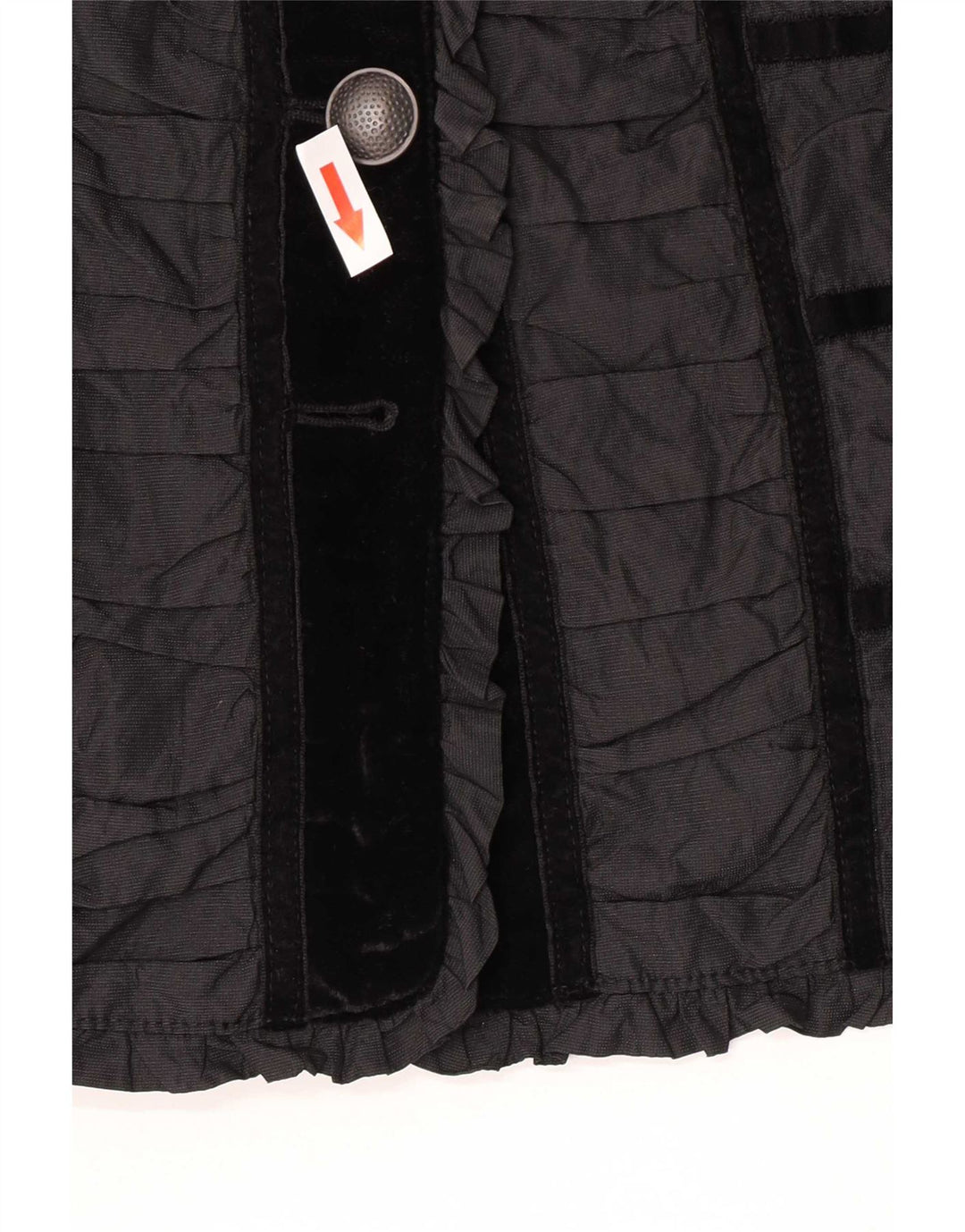Vintage Womens 4 Button Blazer Jacket UK 14 Medium Black Colourblock