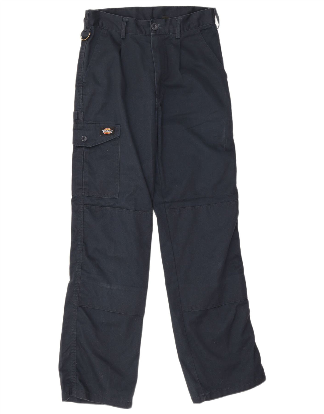Dickies Mens Straight Cargo Trousers W28 L31 Navy Blue Polyester