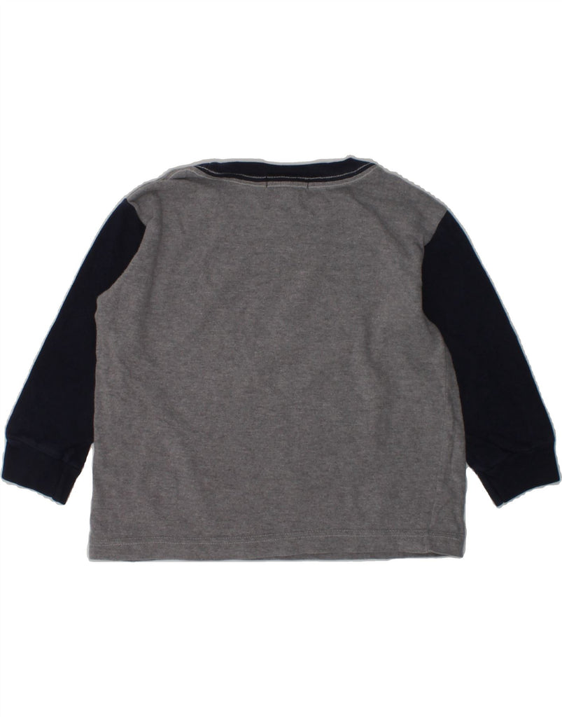 RALPH LAUREN Baby Boys Graphic Top Long Sleeve 18-24 Months Grey | Vintage Ralph Lauren | Thrift | Second-Hand Ralph Lauren | Used Clothing | Messina Hembry 