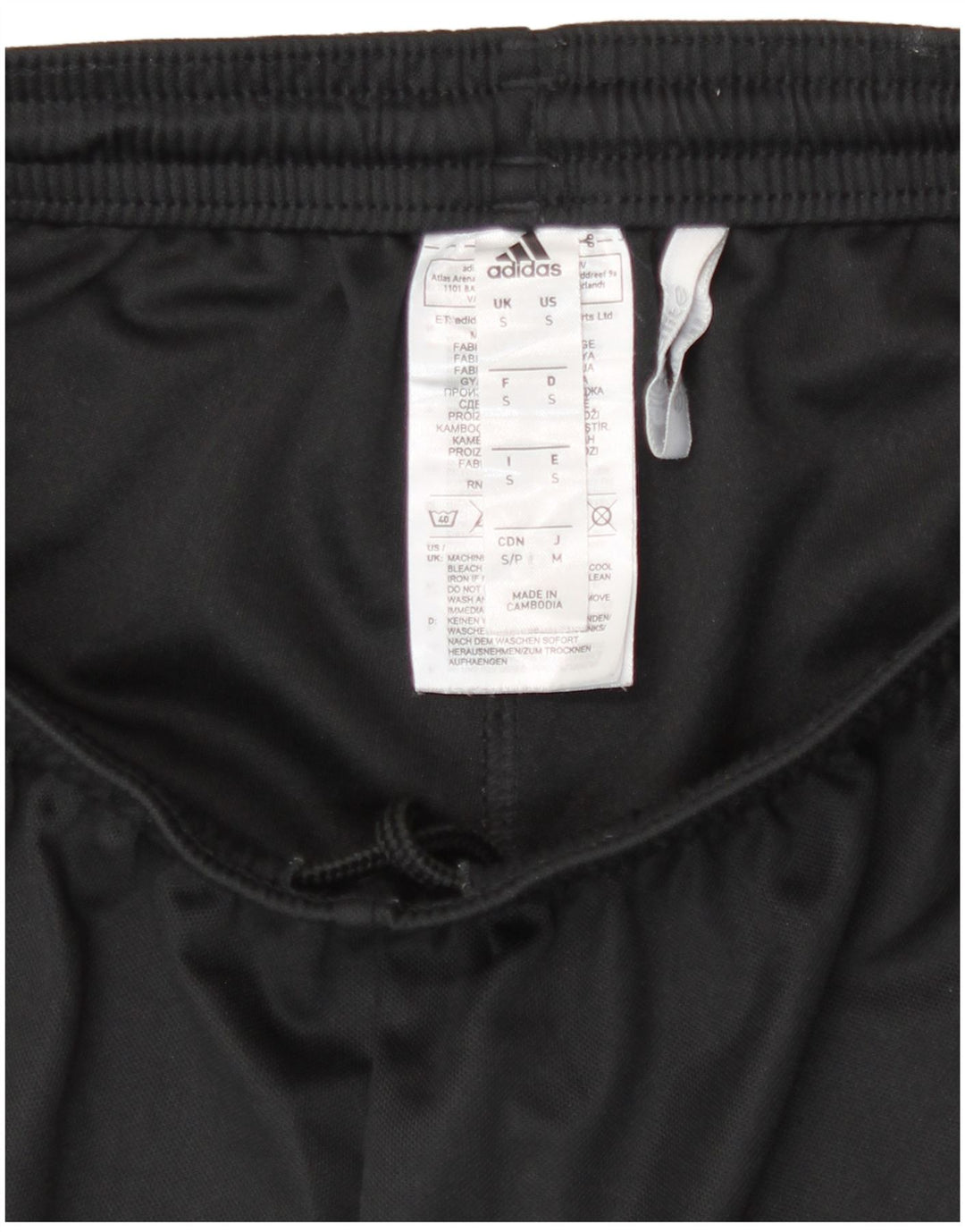 Adidas Mens Sport Shorts Small Black Polyester Sports