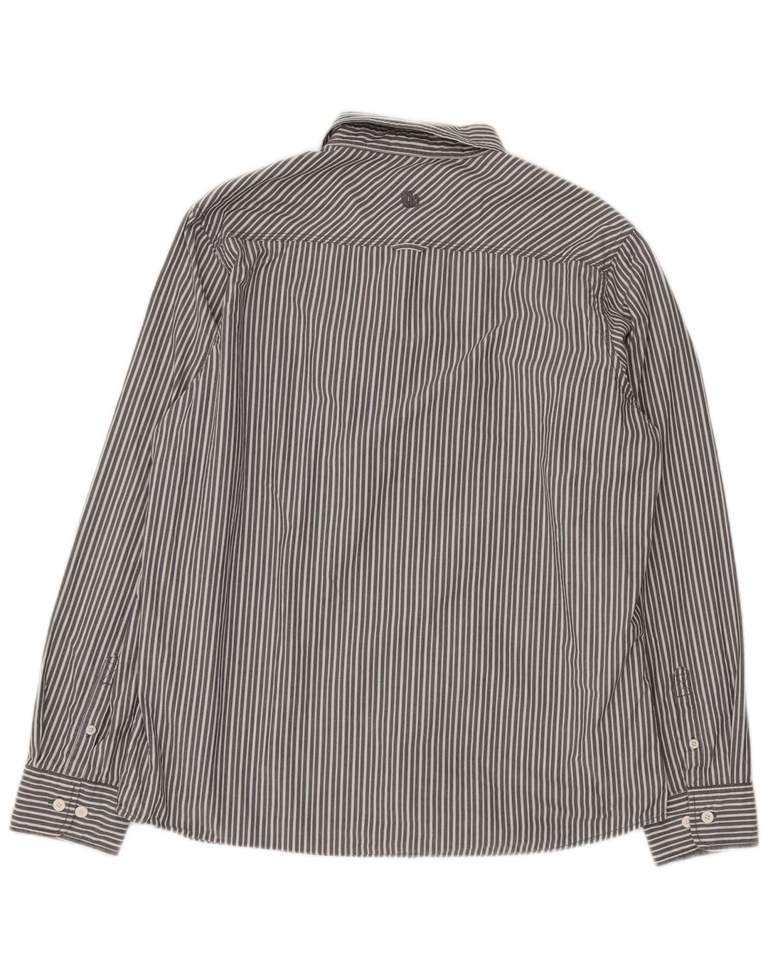 FAT FACE Mens Shirt XL Grey Pinstripe Cotton