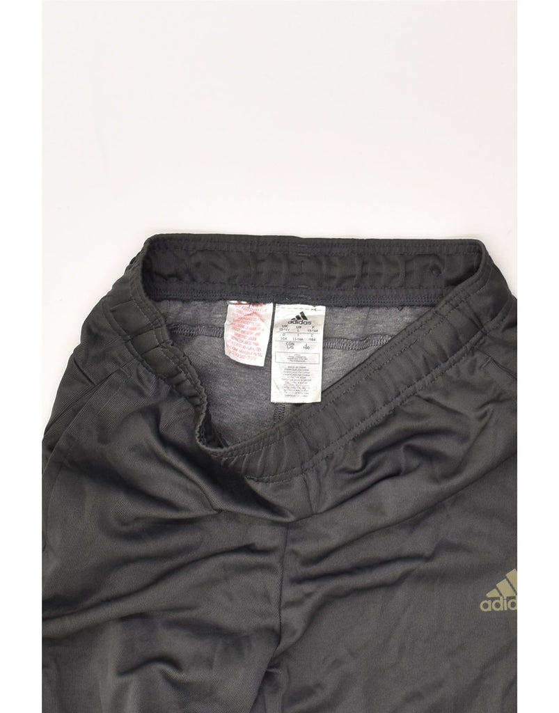 ADIDAS Boys Tracksuit Trousers Joggers 13-14 Years Grey Polyester | Vintage Adidas | Thrift | Second-Hand Adidas | Used Clothing | Messina Hembry 