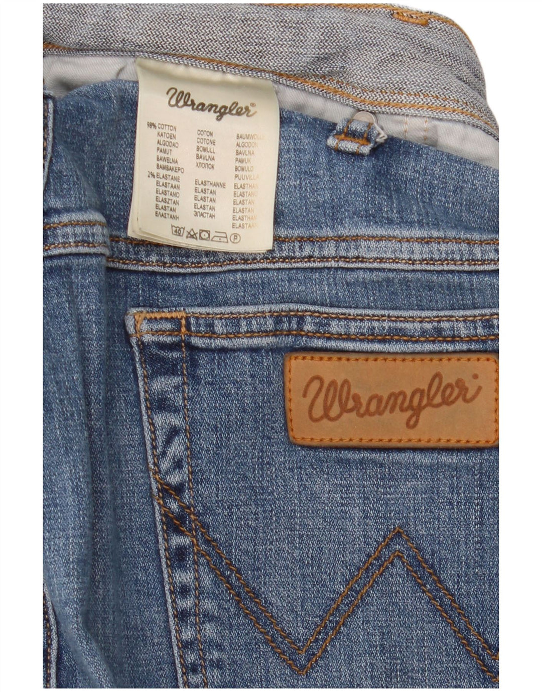 Wrangler Mens Texas Straight Jeans W40 L30 Blue Cotton