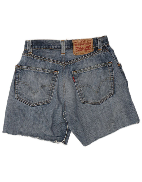 Levi's Womens 501 Denim Shorts W32 Large Blue Cotton