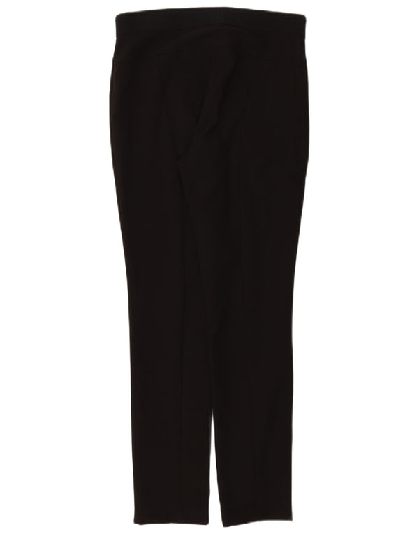 Calvin Klein Womens Slim Casual Trousers W28 L29 Black Nylon