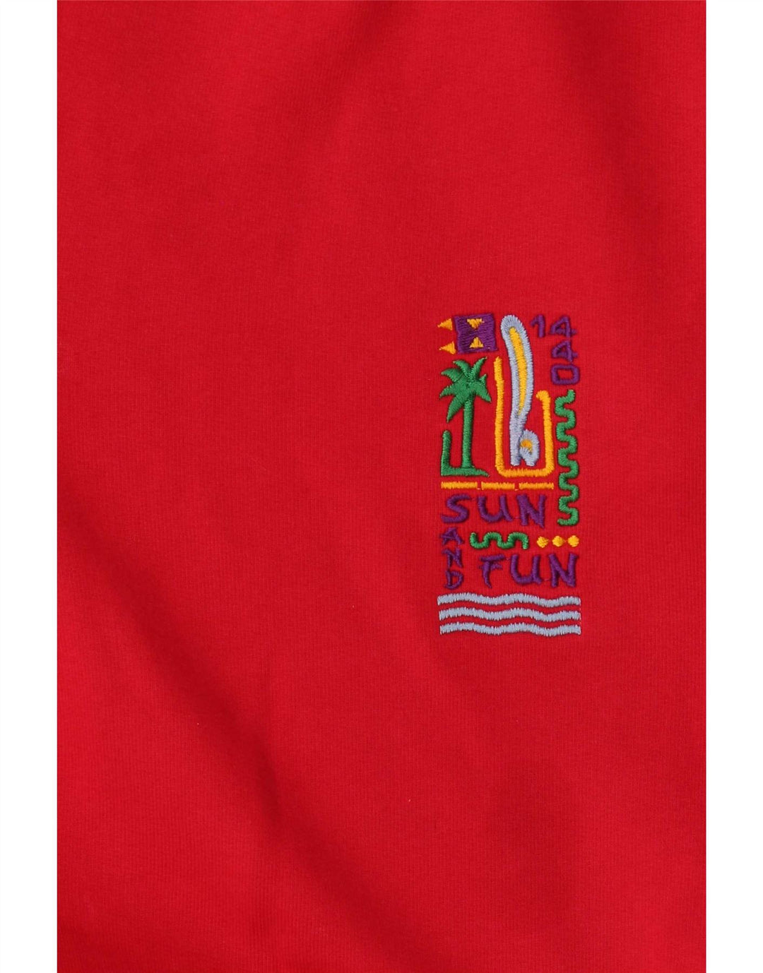Vintage Mens Tracksuit Trousers Joggers Medium  Red