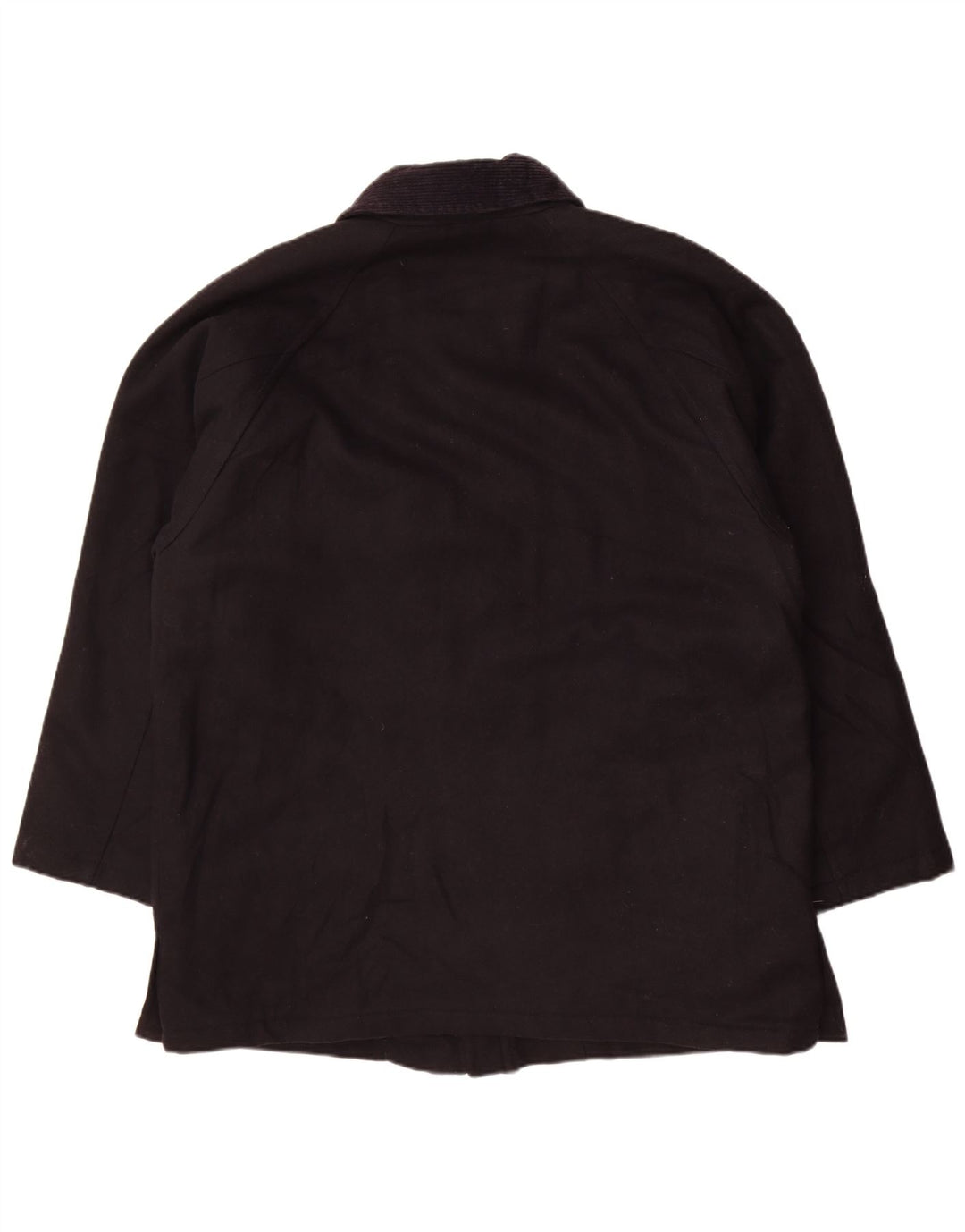 Faciba Mens Overcoat IT 50 Large Navy Blue Wool