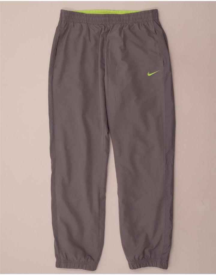 Nike Mens Tracksuit Trousers Joggers Large  Grey Polyester