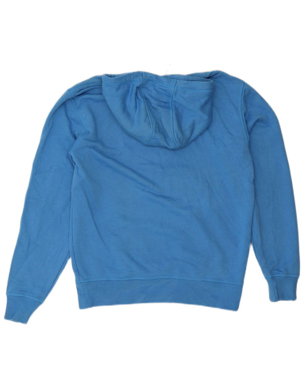New Balance Mens Graphic Hoodie Jumper Small Blue Cotton