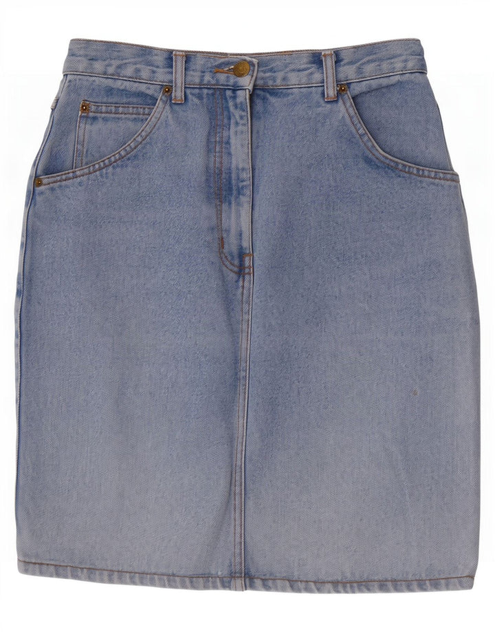 Jep's Womens Denim Skirt W26 Small Blue Cotton