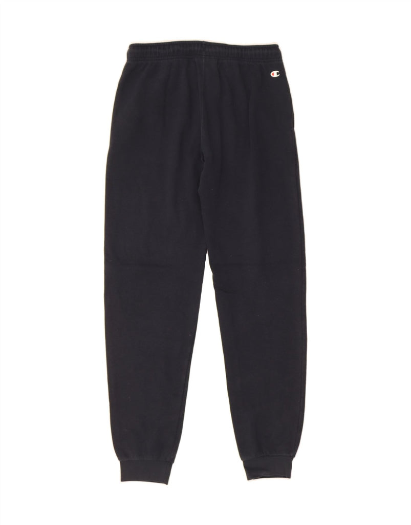 CHAMPION Boys Graphic Tracksuit Trousers Joggers 13-14 Years XL Navy Blue Vintage Champion and Second-Hand Champion from Messina Hembry 