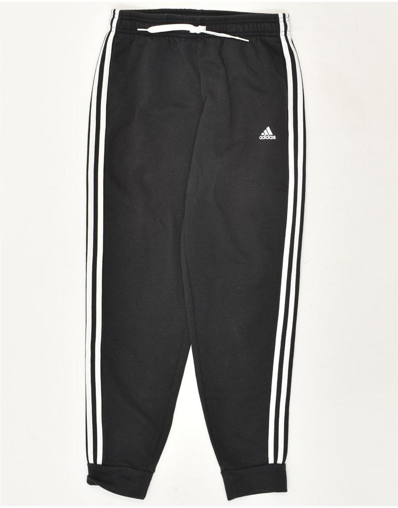 ADIDAS Boys Tracksuit Trousers Joggers 13-14 Years Black Cotton | Vintage Adidas | Thrift | Second-Hand Adidas | Used Clothing | Messina Hembry 