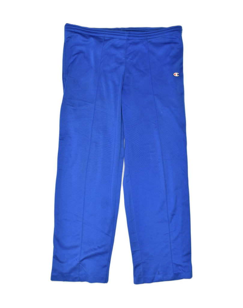 CHAMPION Boys Tracksuit Trousers 11-12 Years Blue Polyester | Vintage Champion | Thrift | Second-Hand Champion | Used Clothing | Messina Hembry 