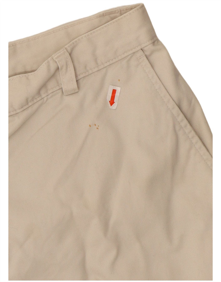 Eddie Bauer Womens Chino Shorts US 10 Large W30  White