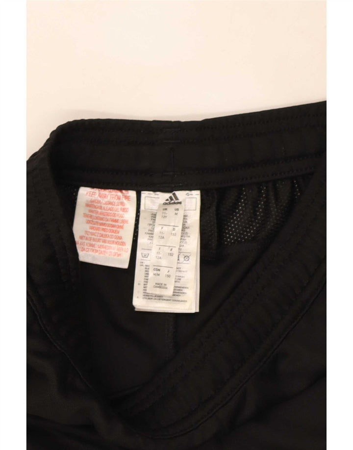 Adidas Boys Aeroready Tracksuit Trousers 11-12 Years  Black Polyester