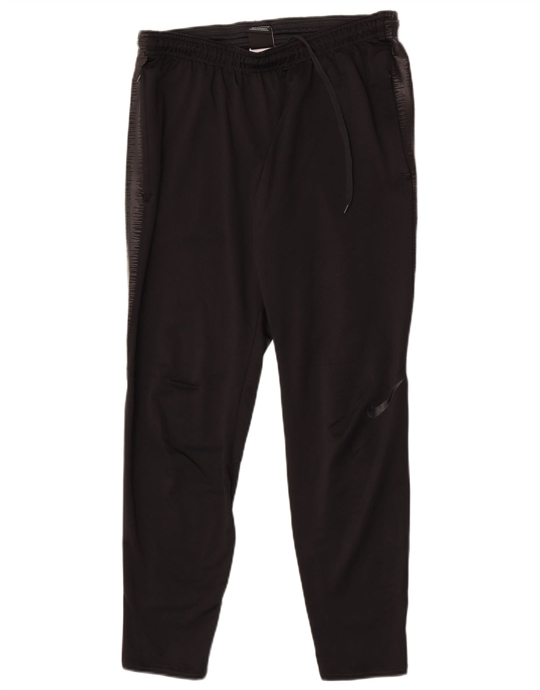 Nike Mens Dri Fit Tracksuit Trousers Medium  Black Colourblock Polyester