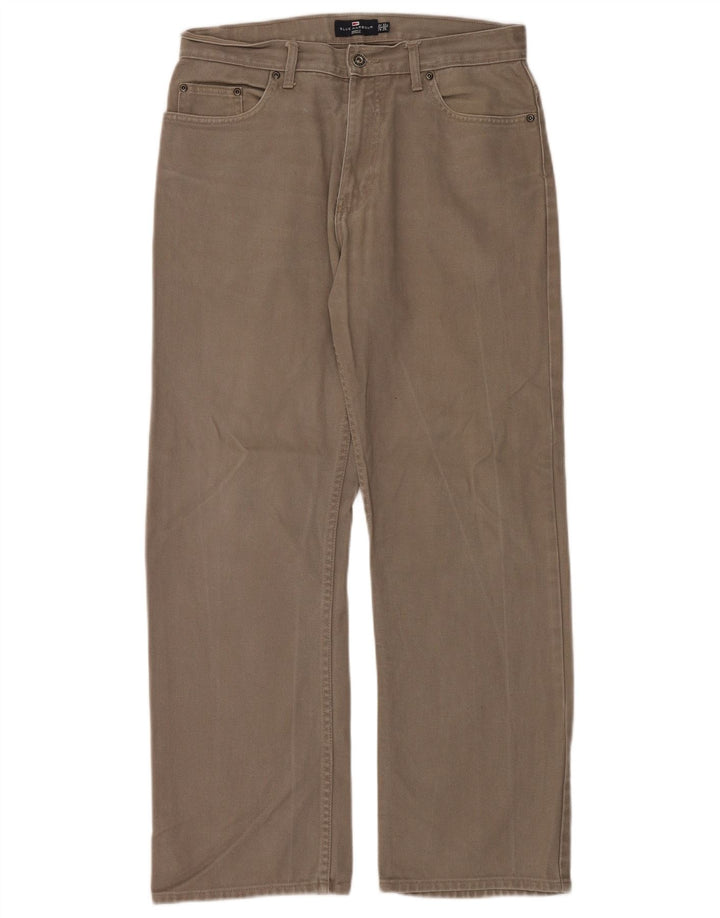 Marks & Spencer Mens Blue Harbour Straight Jeans  W32 L29 Beige Cotton
