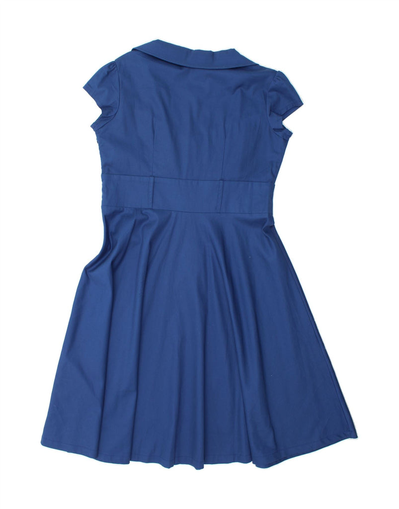 LINDY BOP Womens Swing Dress UK 16 Large Blue Vintage Lindy bop and Second-Hand Lindy bop from Messina Hembry 