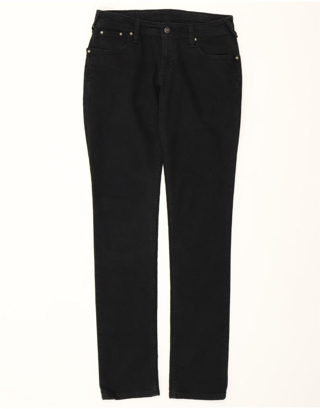 LEVI'S Womens Slim Jeans W30 L33 Black Vintage Levi's and Second-Hand Levi's from Messina Hembry 