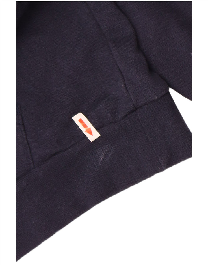 FANATICS Womens Chicago Bears Graphic Hoodie Jumper UK 16 Large Navy Blue