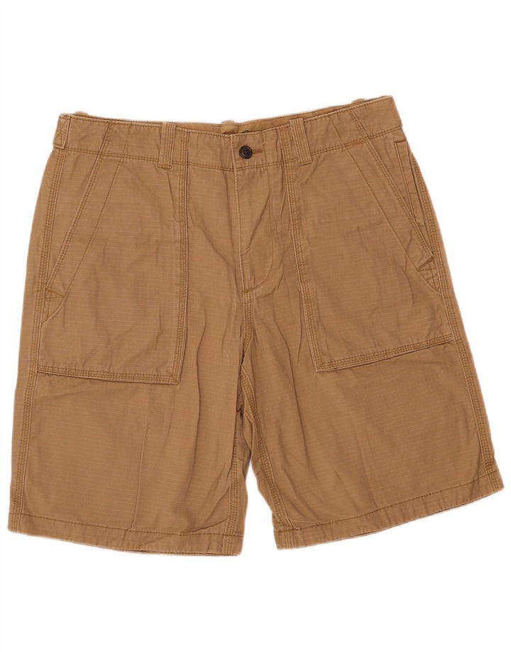 EDDIE BAUER Mens Chino Shorts W34 Large Beige Cotton