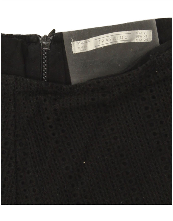 Zara Womens Trafaluc Hot Pants XS W24  Black