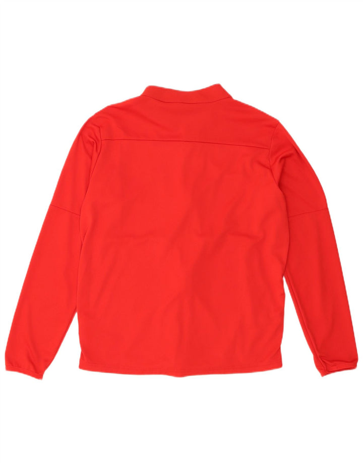 Nike Boys Dri Fit Tracksuit Top Jacket 13-14 Years XL Red Polyester